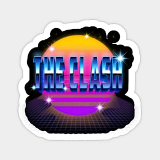 The Personalized Clash Name Vintage Styles Christmas 70s 80s Sticker